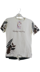 HAPPY YAPRAK DESENLİ KIZ TAKIM 7-8-9-10 YAŞ